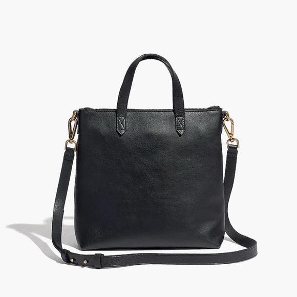 Madewell Handbags - Madewell The Transport Crossbody Leather Bag in Black One Size